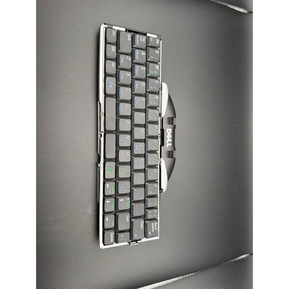 Dell Pocket AXIM Portable Folding Bluetooth Keyboard XTBT01 Tested Working - Picture 7 of 9